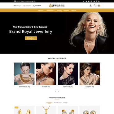 Thiết kế website đồ trang sức, đồng hồ, phụ kiện